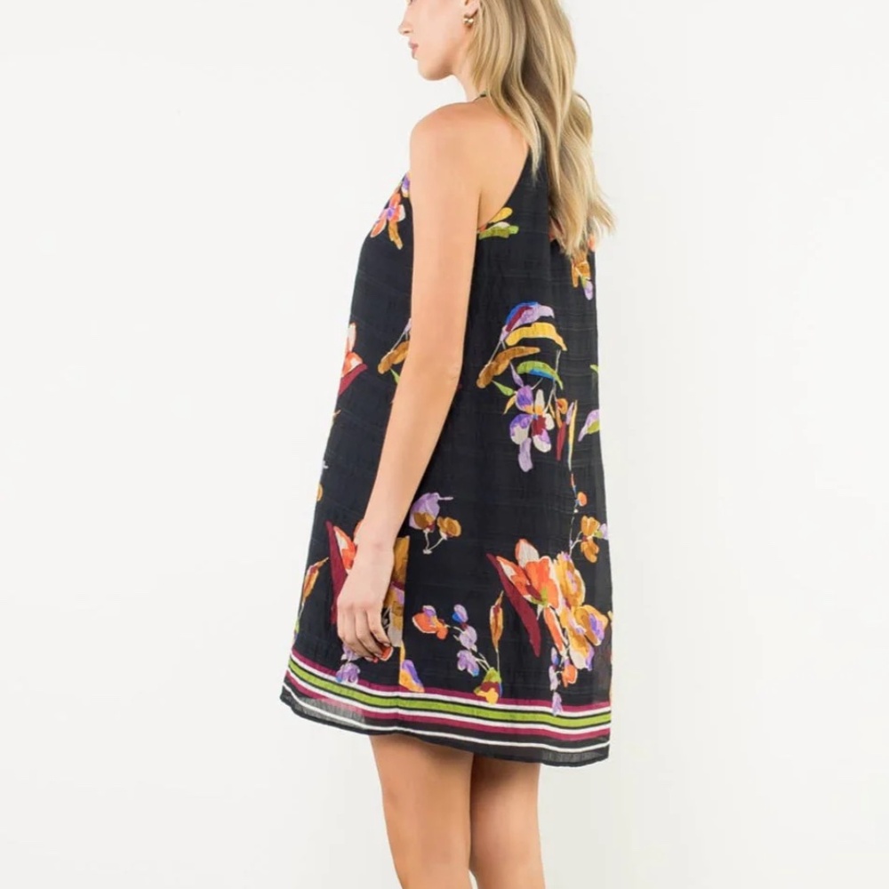 NWT Halter Floral Print Shift Dress by THML - Picture 5 of 6
